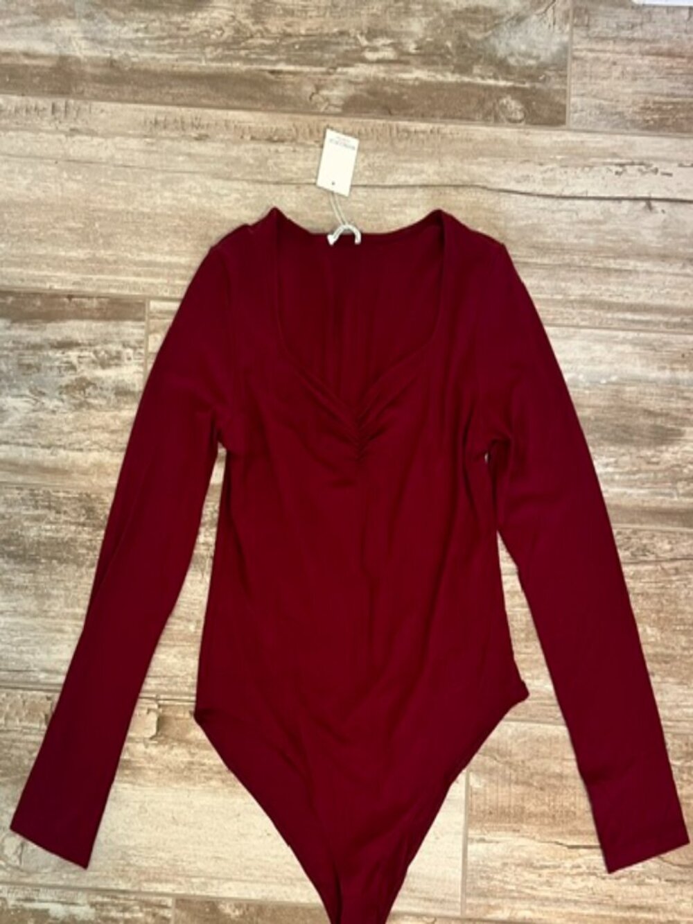Burgundy Bodysuit